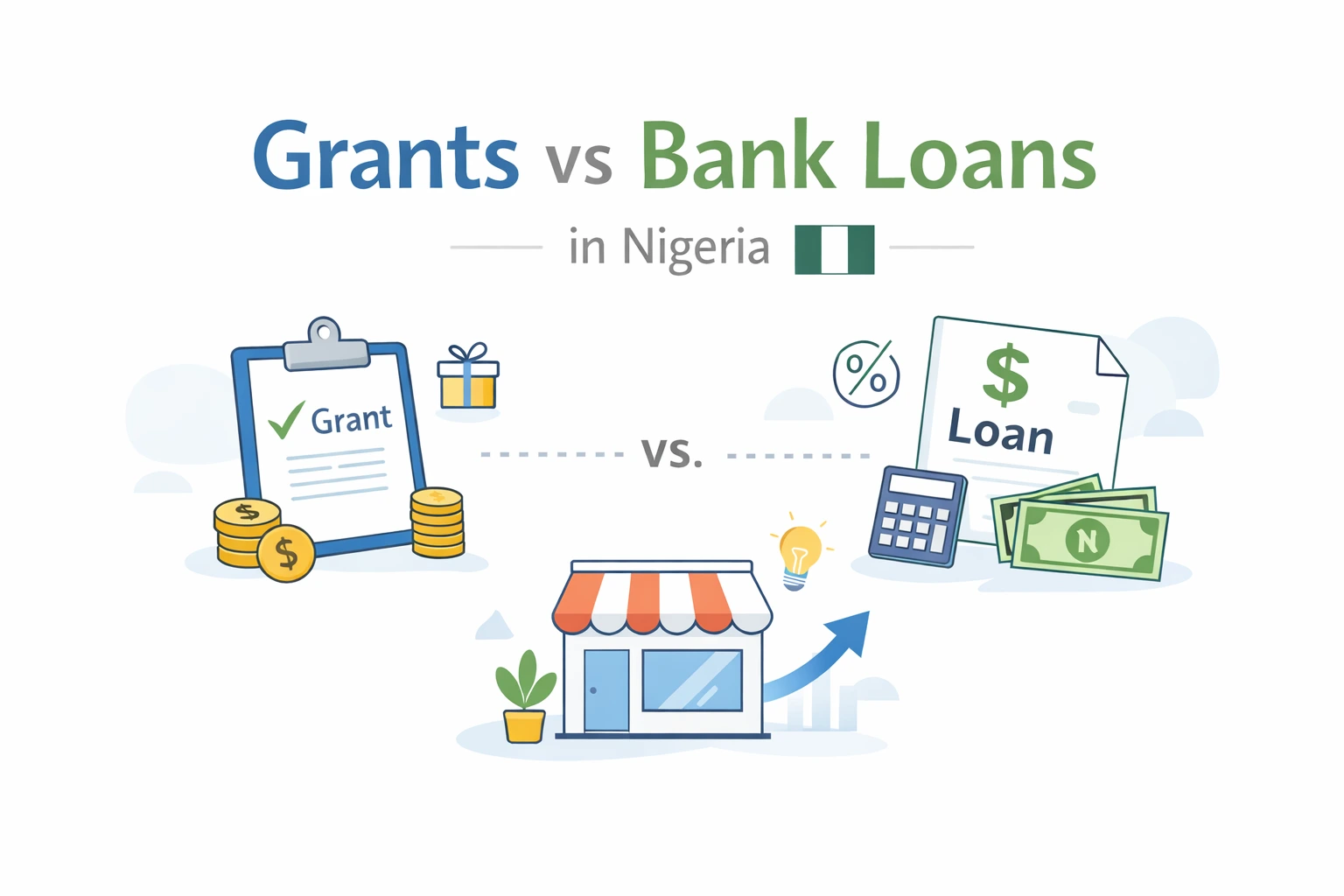 Grants vs Bank Loans in Nigeria: Full Cost Comparison for Small Businesses