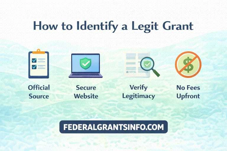 How to Identify a Legit Grant and Avoid Scams