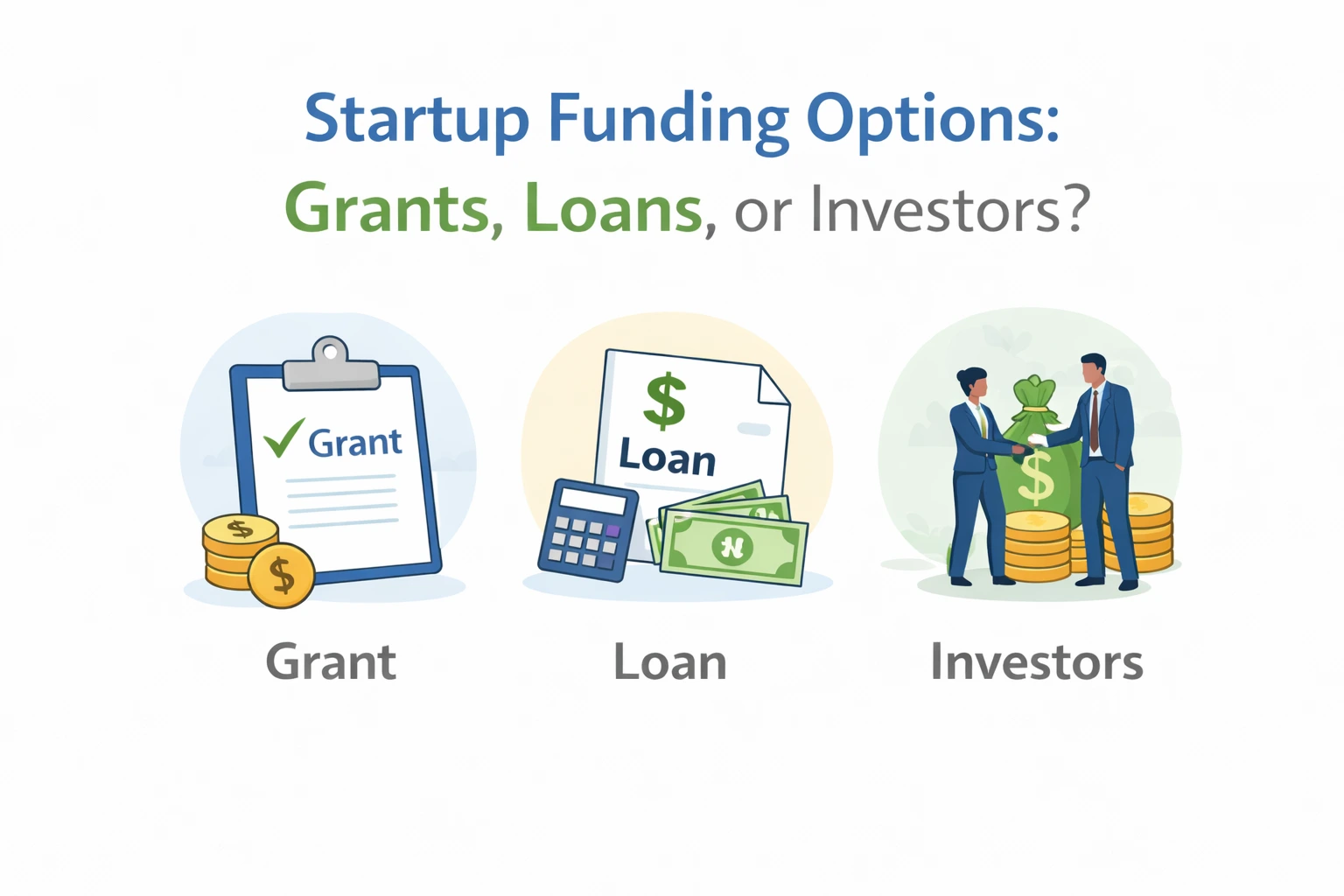 Startup Funding Options: Grants, Loans, or Investors?