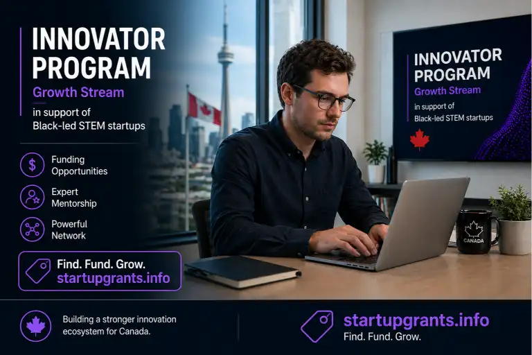 Innovator Program 2026 – Growth Stream Up to $200,000 in support for Black-led STEM startups